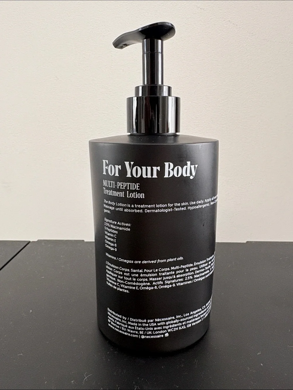 Nécessaire The Body Lotion Santal 15.2 oz | Multi-Peptide Body Lotion - Picture 2 of 3